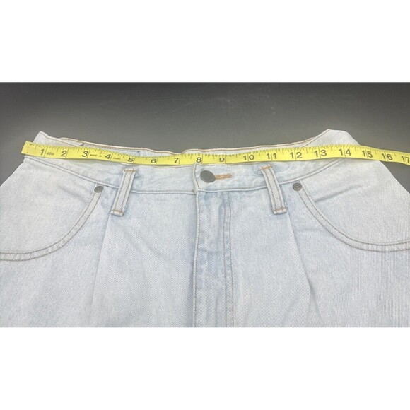 VTG 90s Eddie Bauer Jeans Womens Light Wash Tapered High Rise Mom Jeans Sz 12 - Picture 7 of 10
